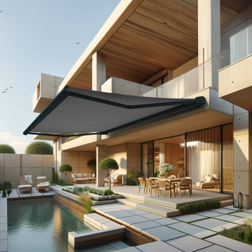 Store banne coffre CINTA 6.00 x 3.00m Maison Cros Stores - 16