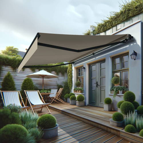 Store banne monobloc MEILE 5,98 x 3,00m Maison Cros Stores - 17