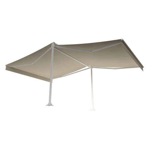 Store banne double-pente ZOLA 4,20m x 2,50m x 2 Maison Cros Stores - 1 2