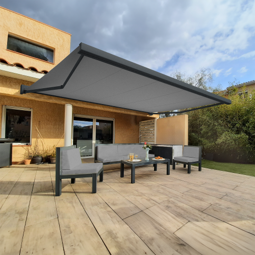 Amuri Duo - Salon de jardin et Store banne Maison Cros Stores - 1